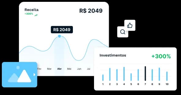 graficos com números ascendentes